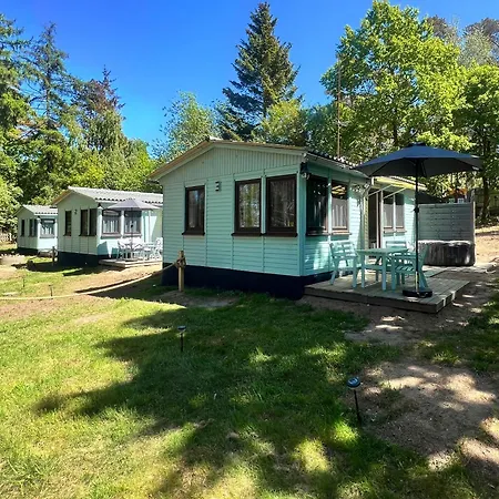 Ferienhaeuser Insel Usedom Waldhaus 2 Mit Whirlpool - Direkt Am Achterwasser * Lutow